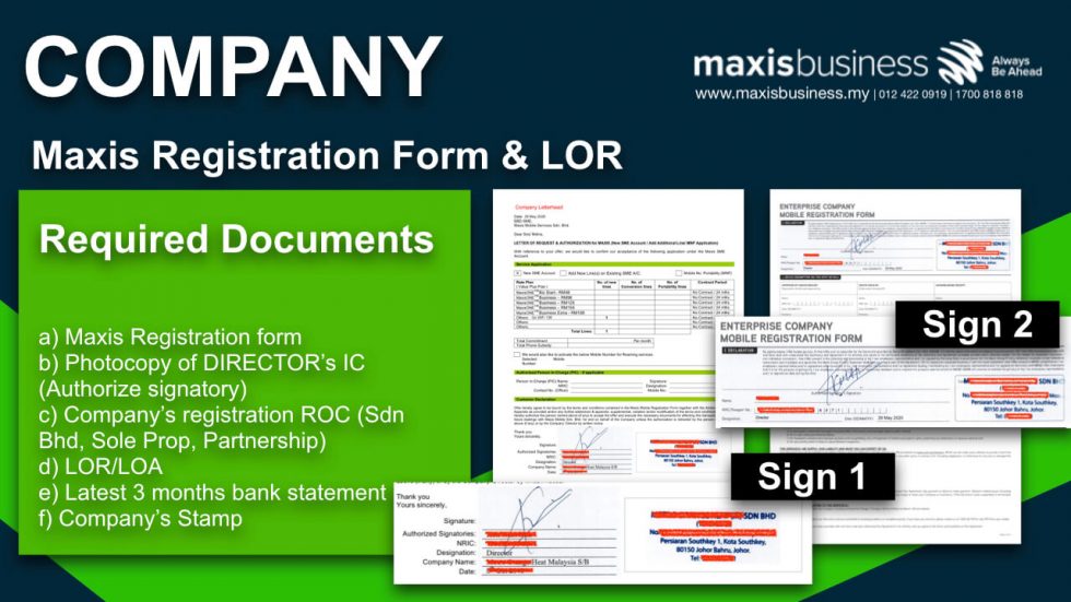 Apply Maxis Business Postpaid Plans For Sme And Corporate